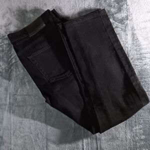 Buck Mason Mens Jeans Size 32x27 Black Slim Fit Tapered USA Button Fly